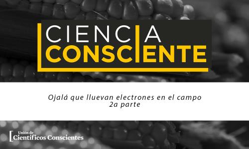 Portada del 12º episodio de Ciencia Consciente con imagen de maiz